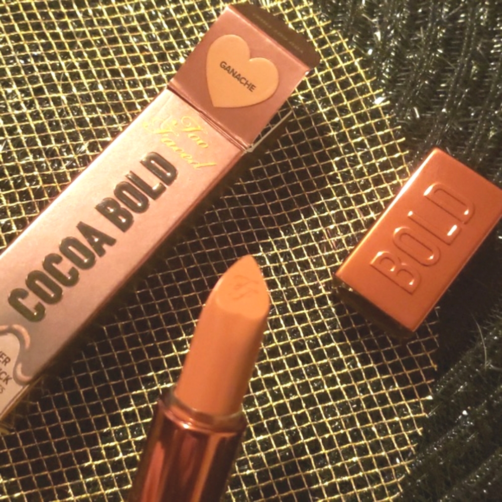 🧚♀️GANACHE Too Faced Cocoa Bold Chocolate Lipstick NWT - Picture 5 of 5